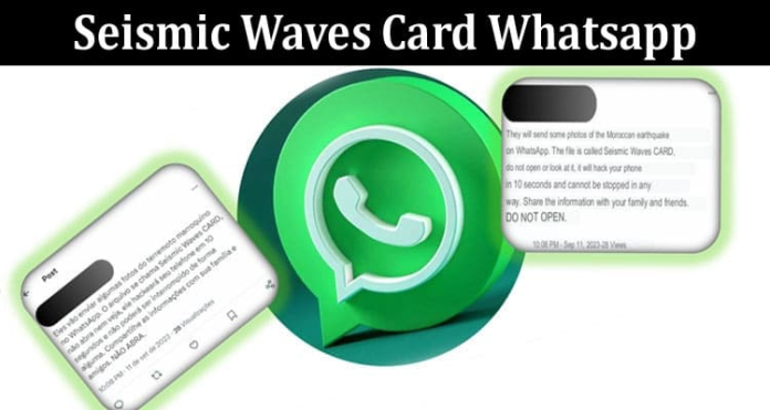 Seismic Waves Card Whatsapp